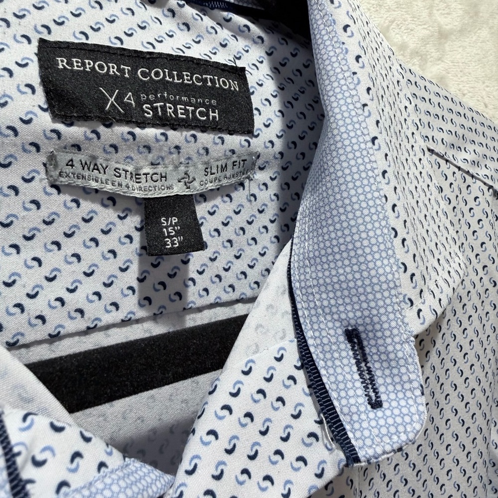 Report Collection Light Blue Performance Stretch … - image 6